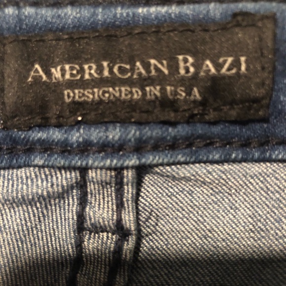 AMERICAN BAZI EUC DISTRESSED JEANS SIZE 13 - Picture 2 of 5